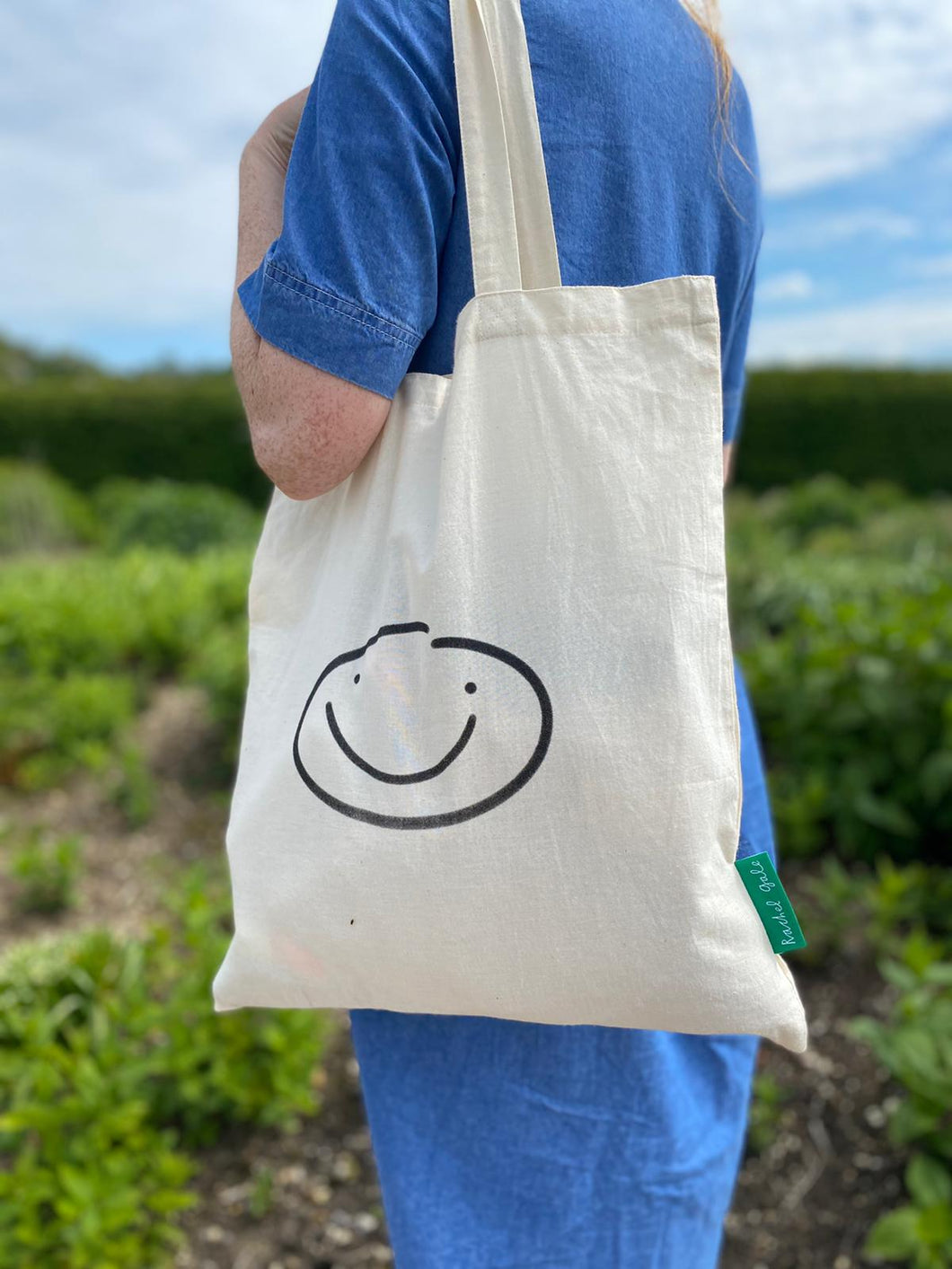 Smiley Organic Tote Bag/Shopper - NEW!