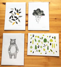 * NEW ART PRINTS  * Choose from 5 designs, 100% recycled paper, size A4, unframed