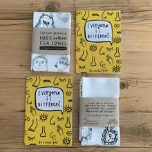 Art Challenge Tea Towel & Book Bundle - Get yours now! 100% screen printed cotton tea towel