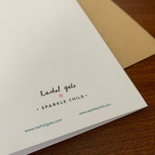 'Home is where the sparkle is' - New home Card - A6 Greetings card with brown envelope - Printed on quality recycled card