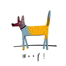 * The Doggy Collection * NEW art prints, 4 doggy designs * 100% recycled paper, A4 unframed,