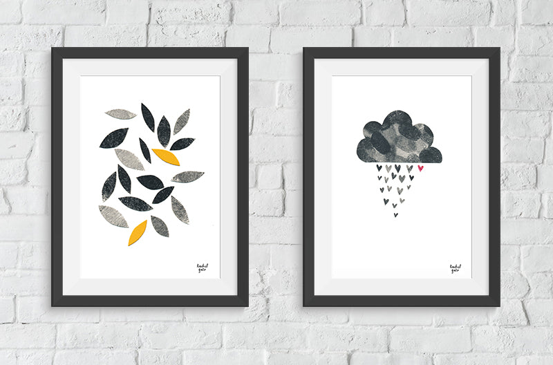 * NEW ART PRINTS  * Choose from 5 designs, 100% recycled paper, size A4, unframed