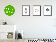 NEW 'Be a RAINBOW' Personalised Name art print- size A4