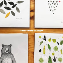 * NEW ART PRINTS  * Choose from 5 designs, 100% recycled paper, size A4, unframed