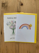 Happy Days - NEW greetings card with yellow envelope - 100% planet-friendly materials