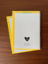 Happy Days - NEW greetings card with yellow envelope - 100% planet-friendly materials