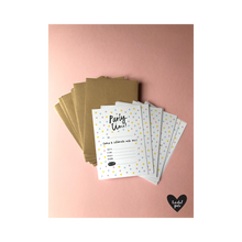 Party Invitations - Choose from 3 designs - Pack of 10 with envelopes - 100% eco friendly materials!