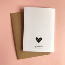 HELLO LITTLE ONE - A6 Greetings card with envelope - Printed on quality recycled card