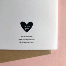 HELLO LITTLE ONE - A6 Greetings card with envelope - Printed on quality recycled card
