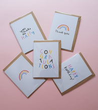 YOU MAKE ME HAPPY - A6 Greetings card with envelope- Printed on quality recycled card