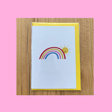 Happy Days - NEW greetings card with yellow envelope - 100% planet-friendly materials